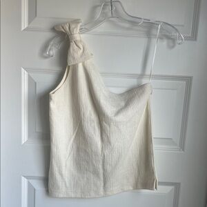 Elegant Cream Women's Top